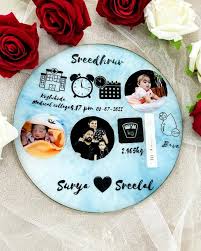 Personalized Resin Memory Plate