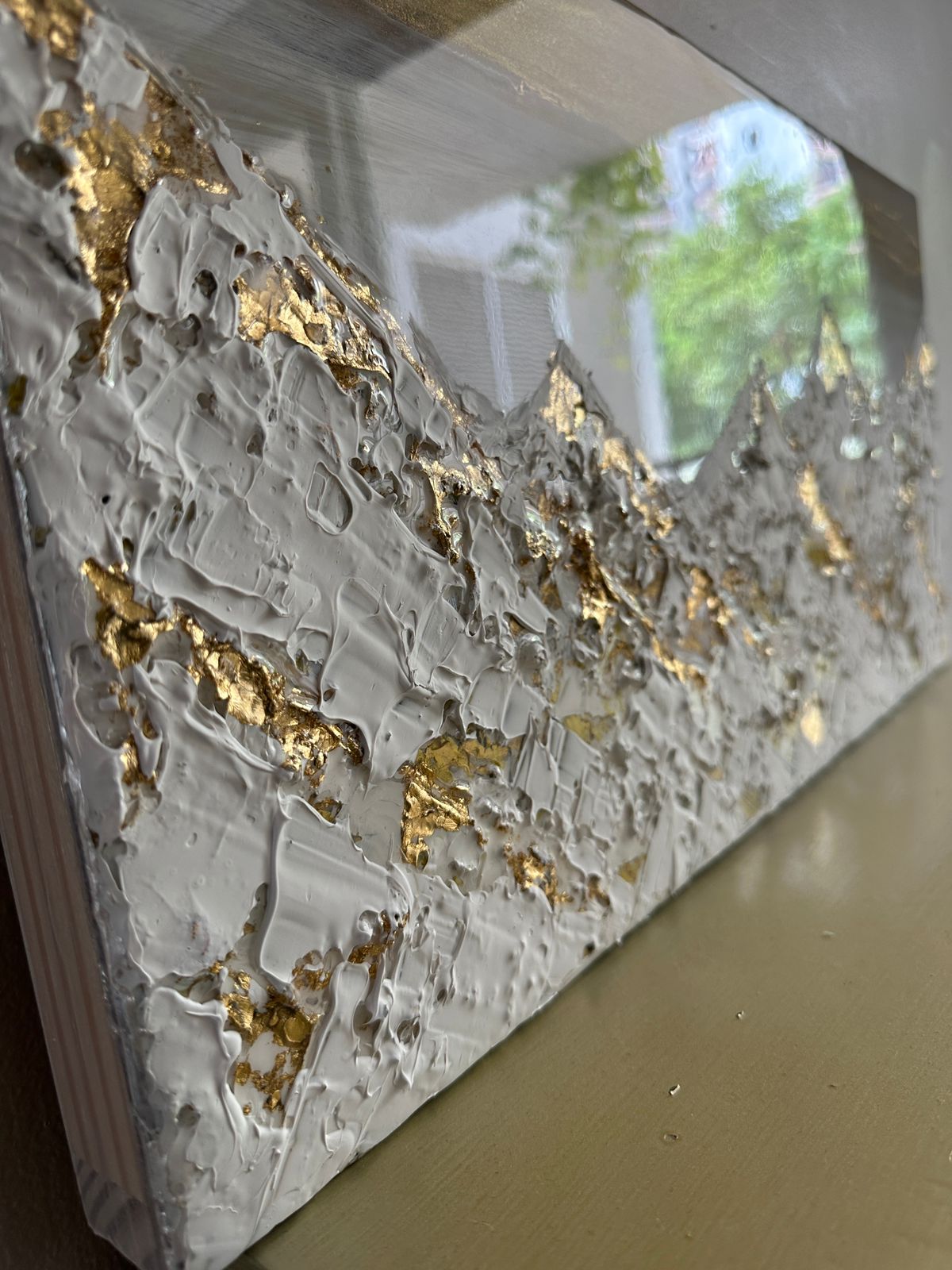 Resin wall art panel