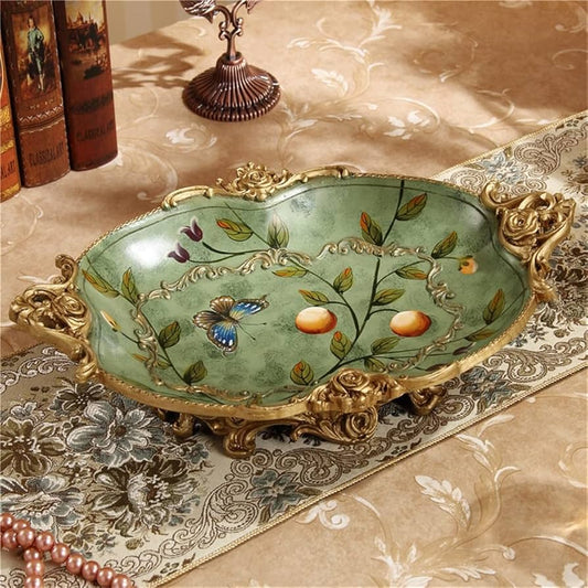Resin tabletop decorative plate