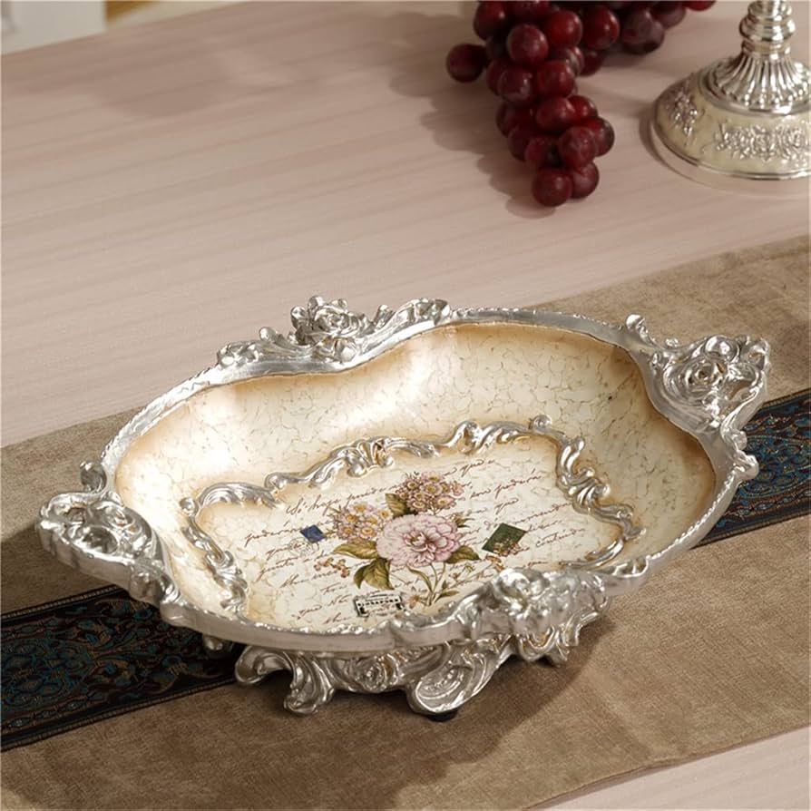 Resin tabletop decorative plate